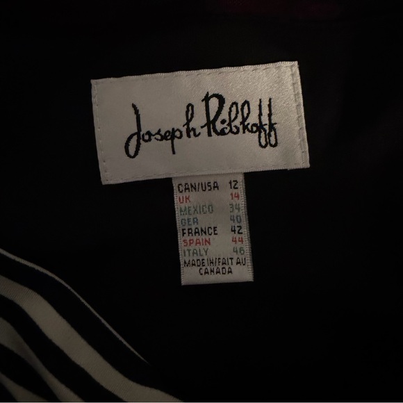 Joseph Ribkoff Contrast Multicolor Mesh Back Sleeveless Sheath Dress - Picture 7 of 7